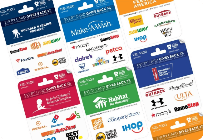 Giving Good Gift Cards