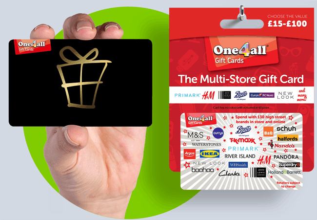One4all Multi-store gift card