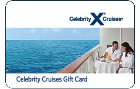 Celebrity Cruise Gift Card
