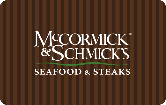 McCormick and Schmick's Gift Card