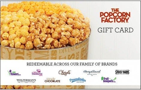 Poporn Factory Gift Card