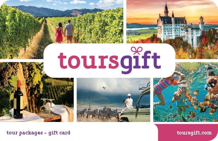 Tripgift tour package gift card